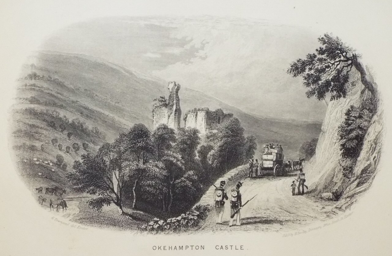 Steel Vignette - Okehampton Castle.